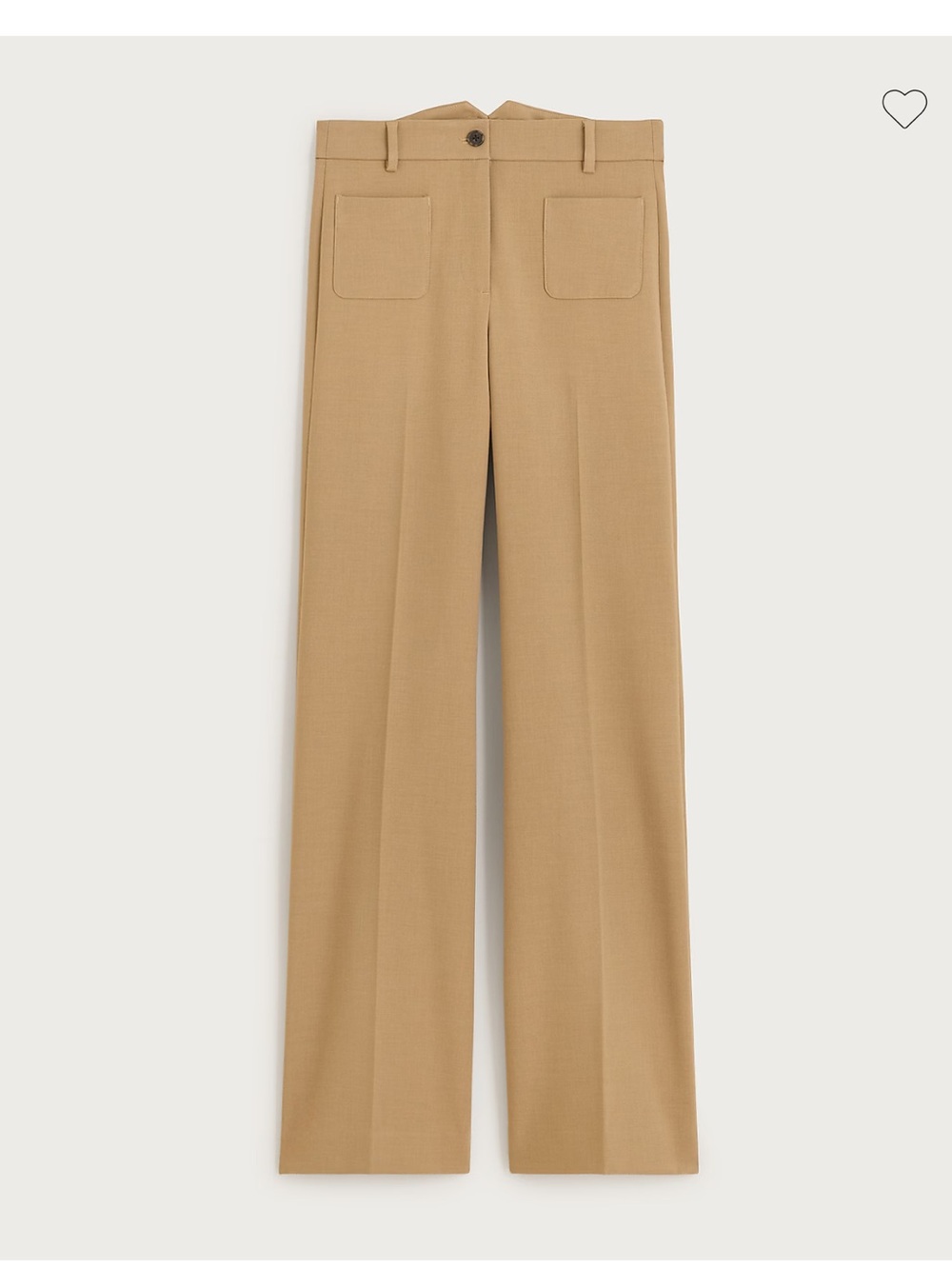 NWT J.Crew Carolina Pant in Four-Season Stretch Size 4, Heather Burnished Saddle - Picture 1 of 8
